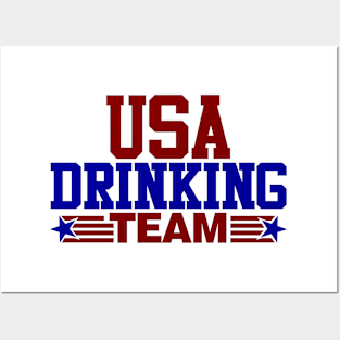 USA Drinking Team Posters and Art